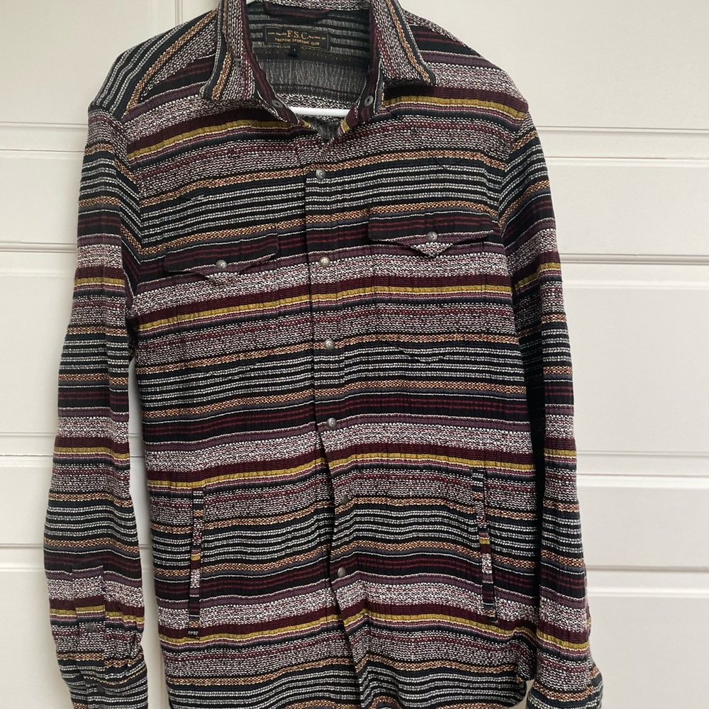 Hand tailored long sleeve thick shirt
